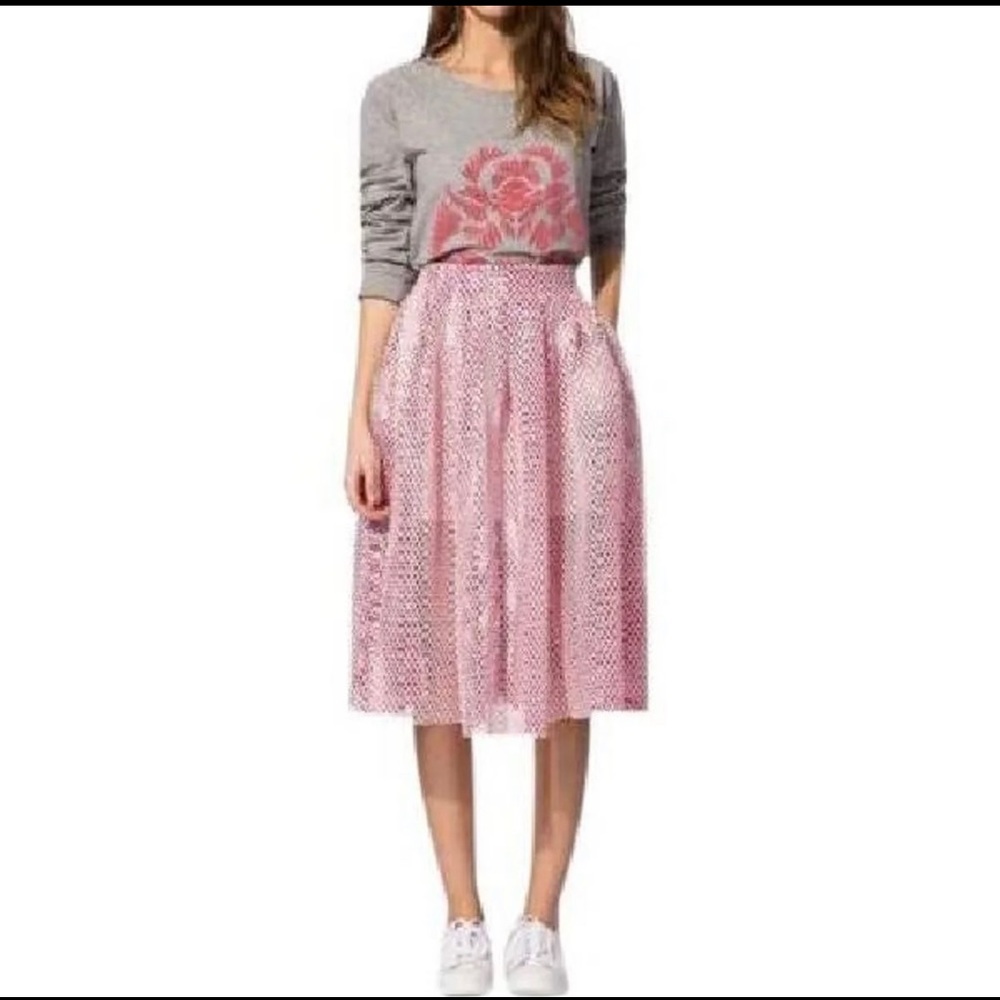 MAJE Openwork Puffball Skirt